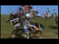 French knights charge