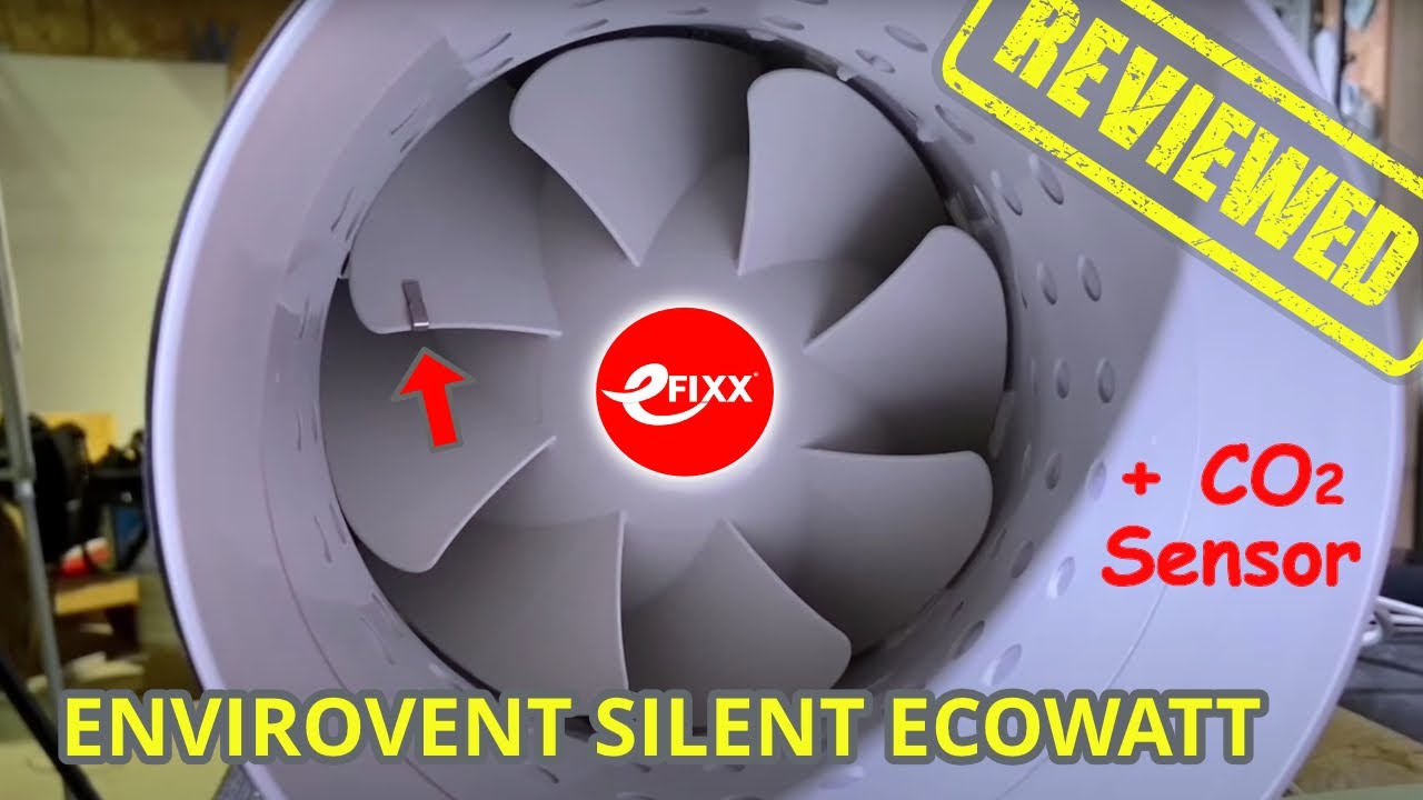 Discover a FAN that you AWAKE! -ENVIROVENT Silent Ecowatt extractor fan with co2 sensor - YouTube