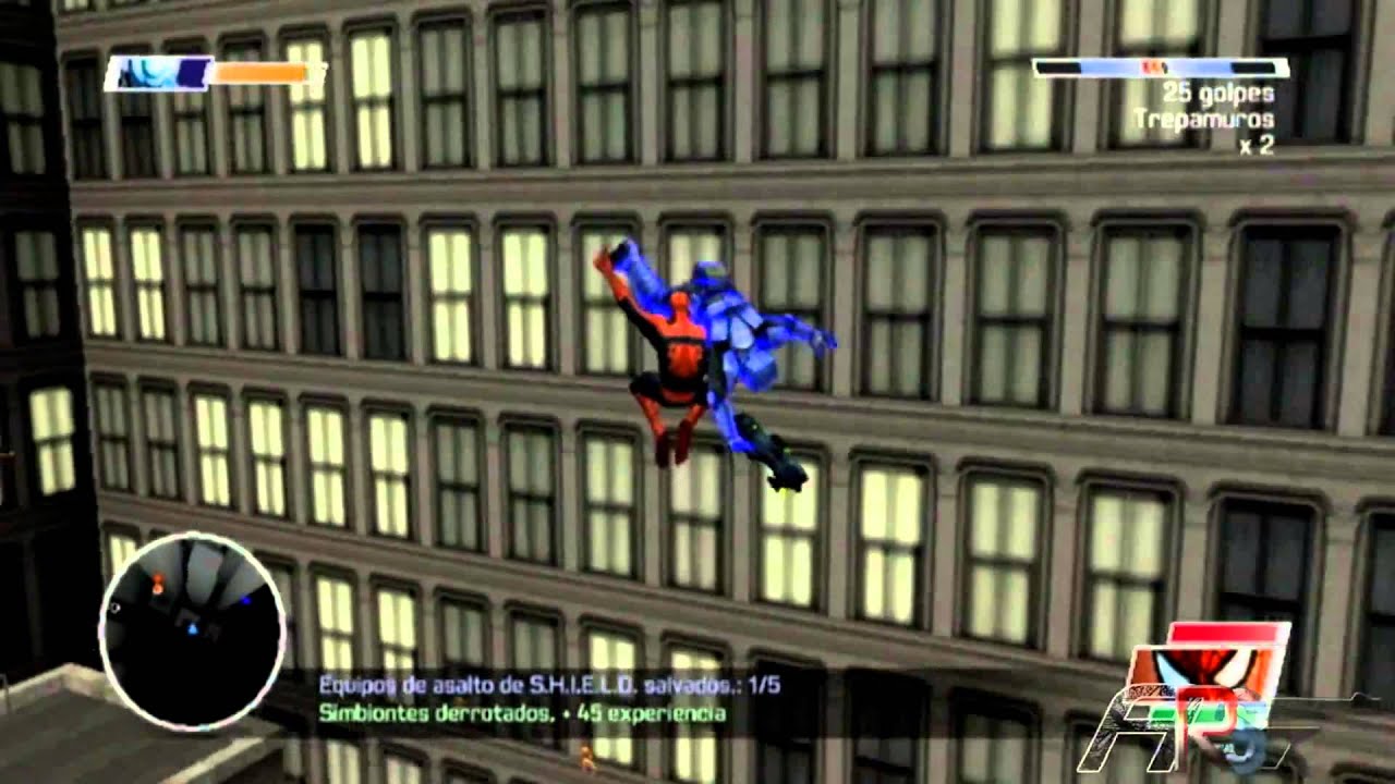 Spiderman Web of Shadows (Wii) gameplay 