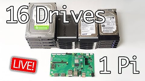 16 Drives, 1 Pi