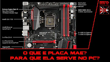 O que é uma placa mãe e para que ela serve?