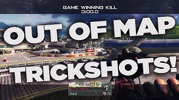 MODDED OUT OF MAP TRICKSHOTTING ON MW2! (INSANE SLIDE SHOTS) @Dare_Req