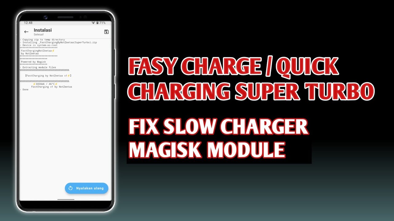 FAST CHARGER MAGISK MODULE SUPER TURBO Fast Charge 3.0 || Quick ...