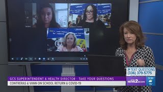 GCS, Guilford Co. Health Dept. answer reentry questions: Part 1