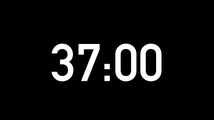 37 Minute Timer (4K)