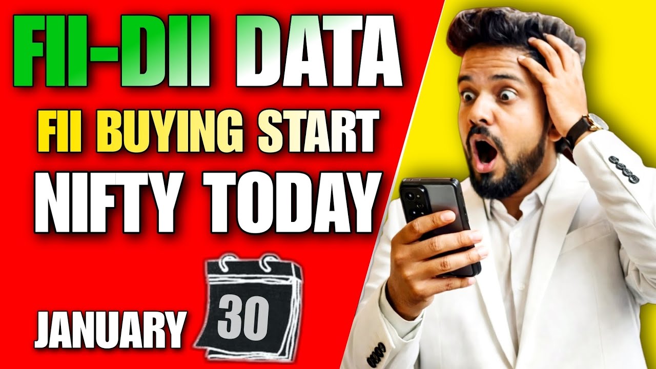 FII DII DATA TODAY | NIFTY PREDICTION FOR TOMORROW 