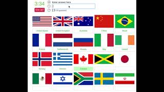 Country Flags Quiz #1