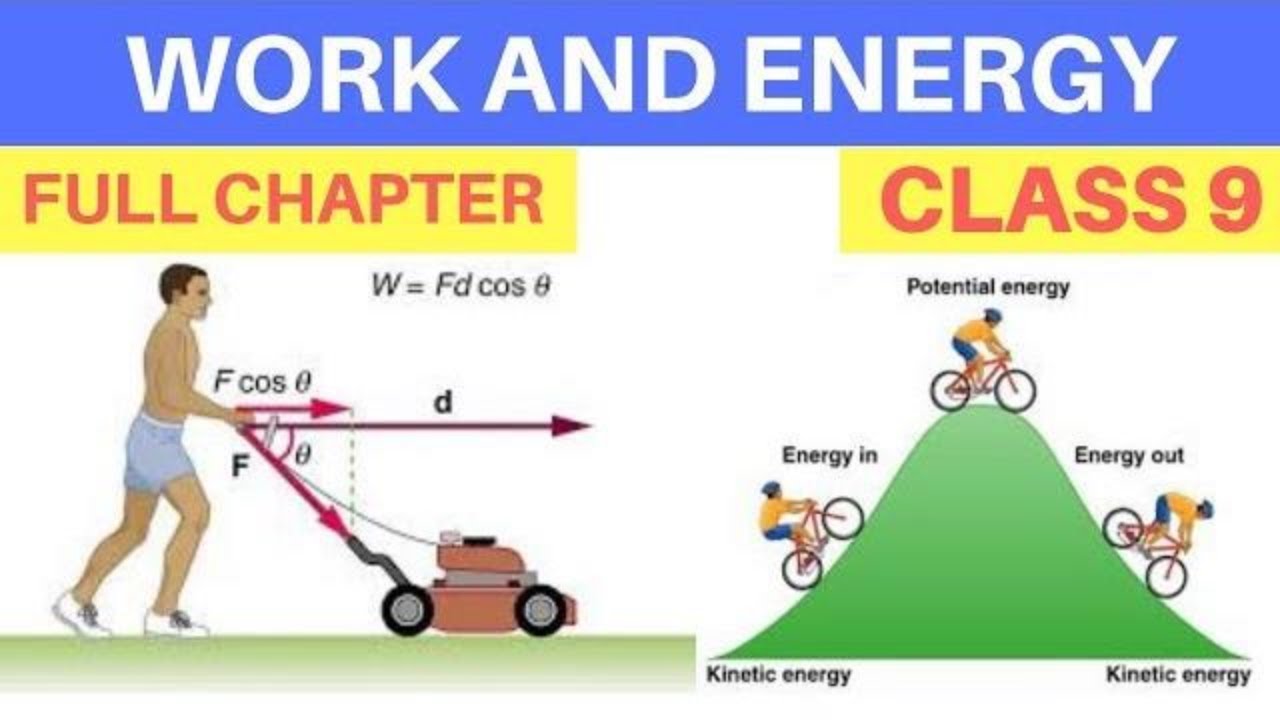 work and energy class 9 assignment