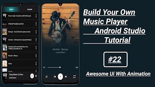 How To Develop Audio Player - Android Studio Tutorial | Minimized Player, Show Art, Music Part - 22 screenshot 3