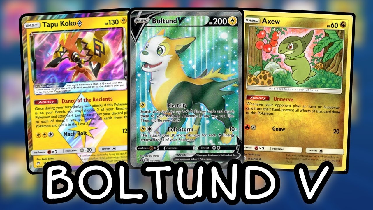 This Boltund V Deck Can Deal A TON Of Damage!!! PTCGO