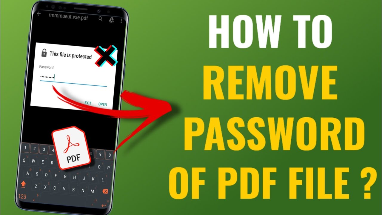 How To Remove Password From Any Pdf File Using Phone Itself Ilovepdf How to remove password from any pdf file using phone itself ilovepdf