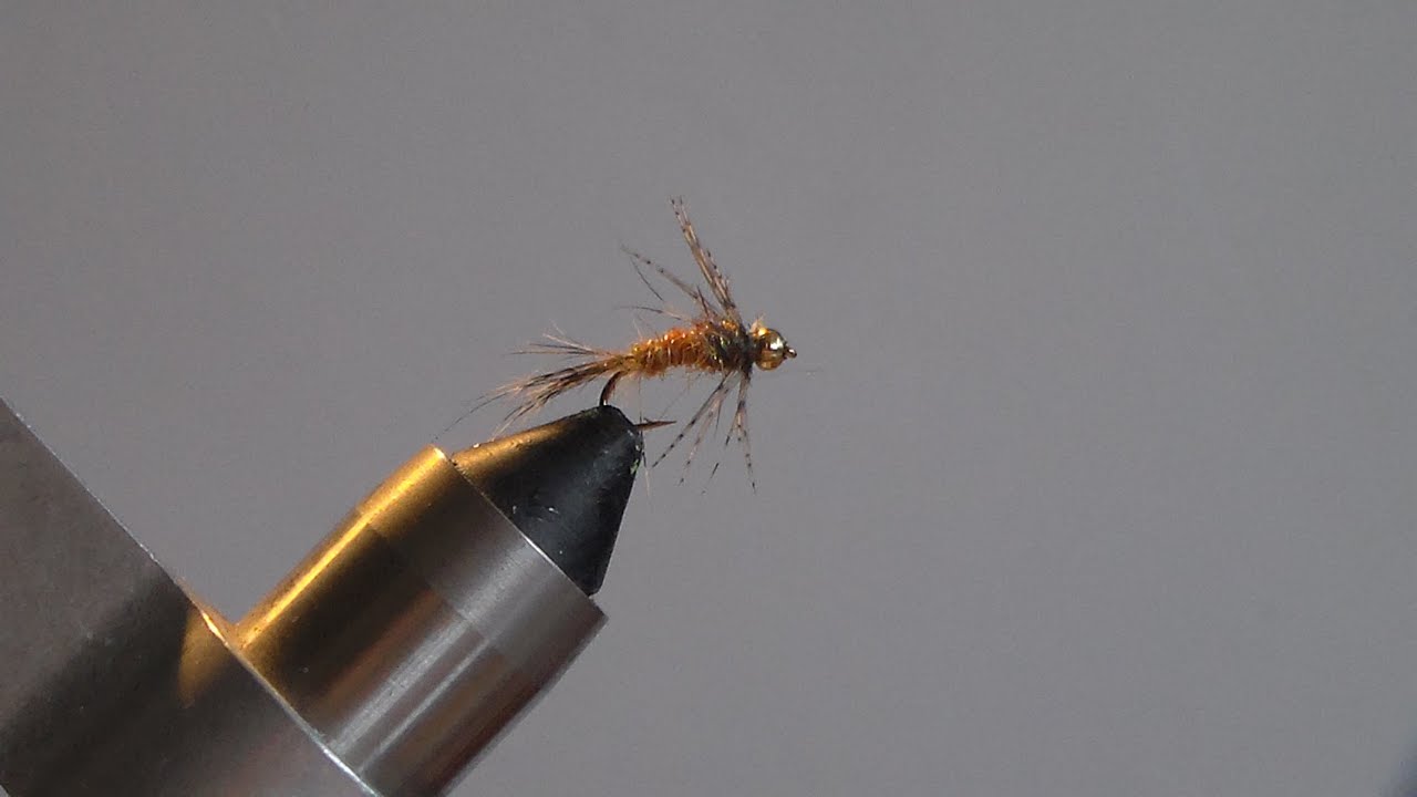Fly Tying - Red Fox Squirrel Nymph - YouTube