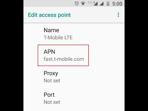 T Mobile 4G LTE APN Settings for Android USA