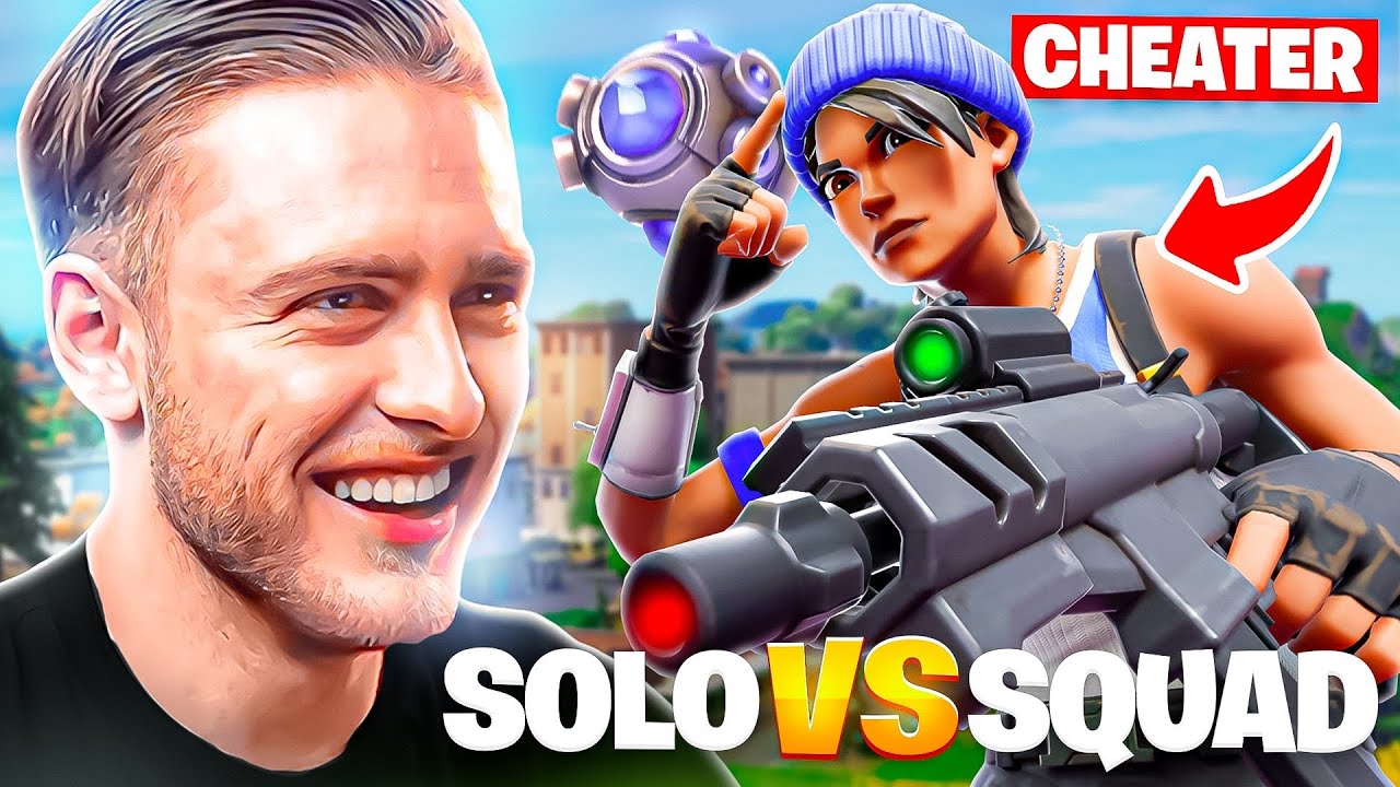 Je tombe sur un TRICHEUR en SOLO SQUAD sur le CHAPITRE 1.. (j’ai jamais vu ça mdr)