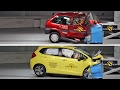 Crash test of 2 cars built 20 years apart