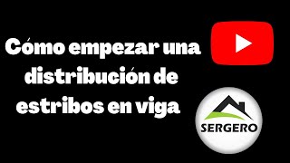 Cmo Empezar Una Distribucin De Estribos En Una Viga