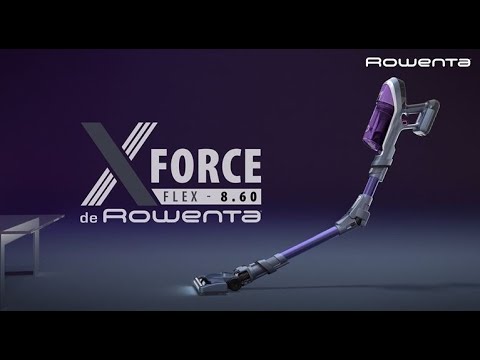 Aspirateur balai sans fil Rowenta X-Force Flex 8.60 22V Violet/Gris