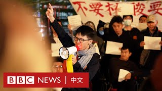 反「清零」抗議潮：美國的中國留學生如何用行動聲援？－ BBC News 中文
