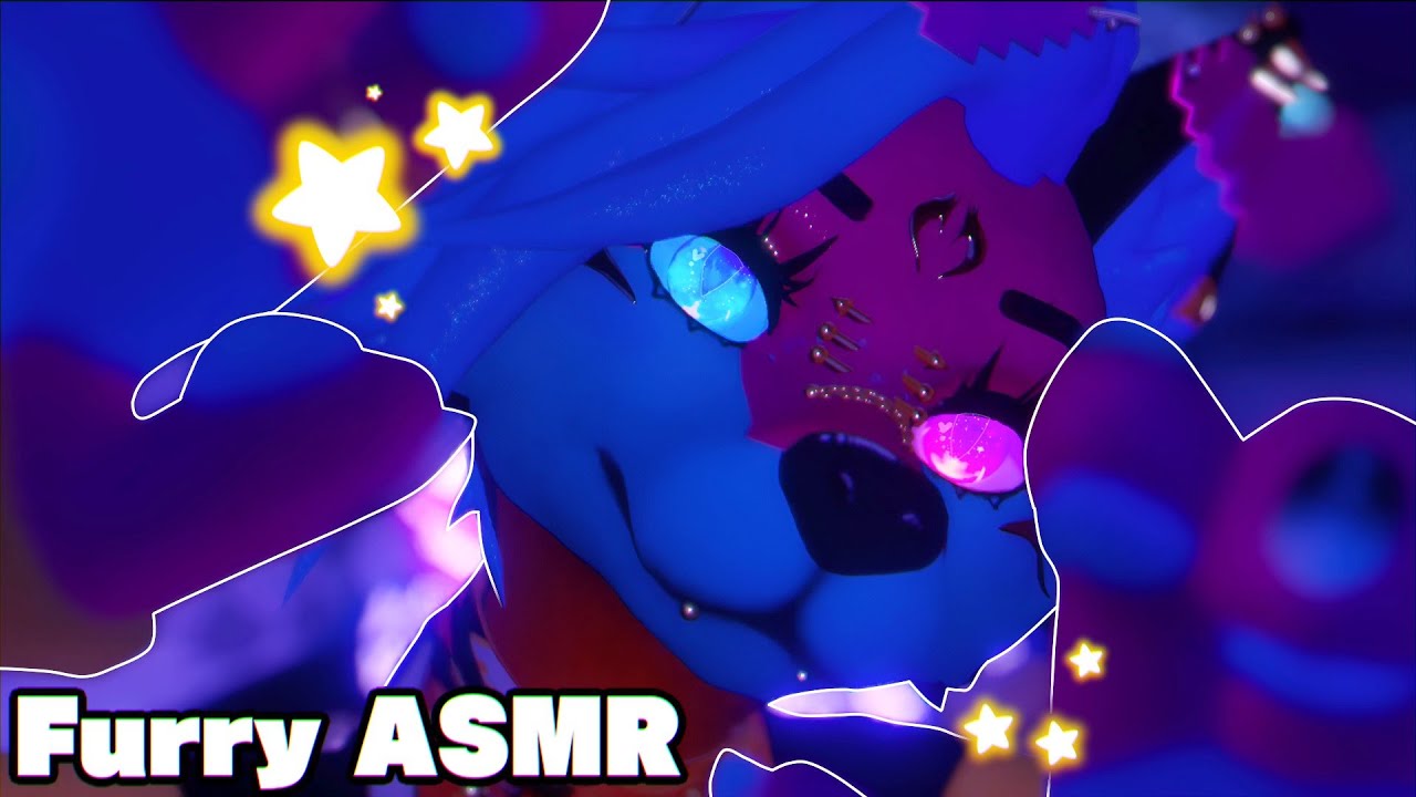 ✨Up Close Face Poking✨ Furry ASMR Whispered Sleepy Calming Personal Attention