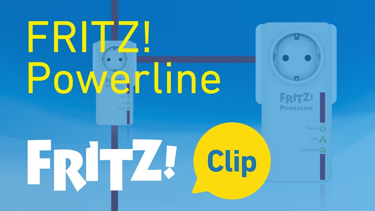 FRITZ! Clip – Powerline - the home network at every outlet - YouTube