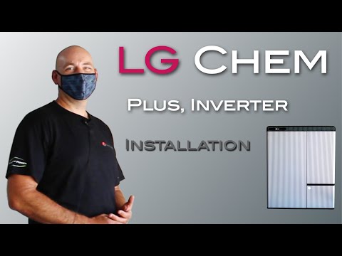Установка аккумулятора LG Chem и инвертора LG
