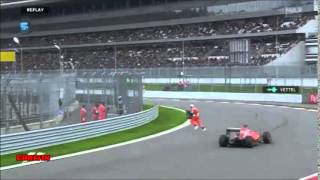 Vettel ''We have brave Russian..'' team radio Russian GP 2015