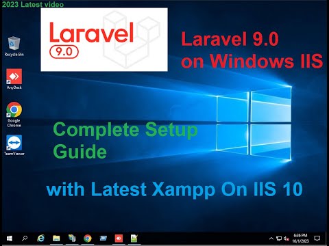 PHP 8.2, Laravel 9 setup and configuration On Windows IIS server Setup HD - 2023