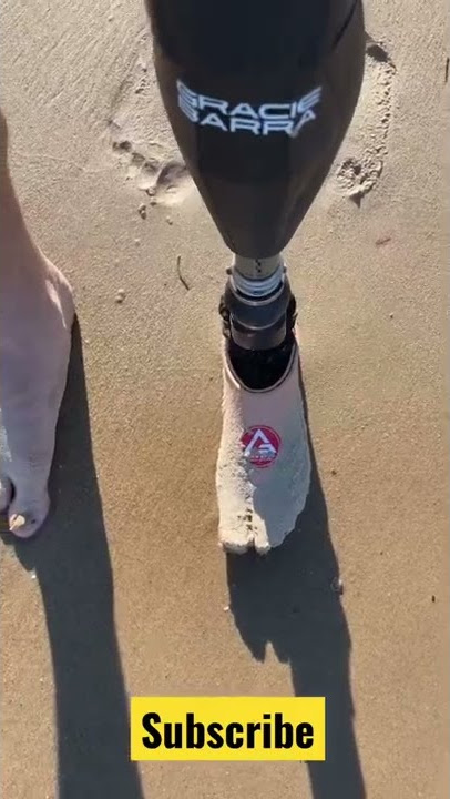 #sandy #toes #plastic #feet #amputee #waves #subscribe for #positivity #adaptiveathlete