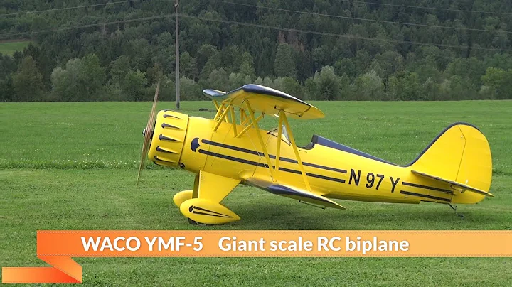WACO YMF-5    Giant Scale RC Biplane