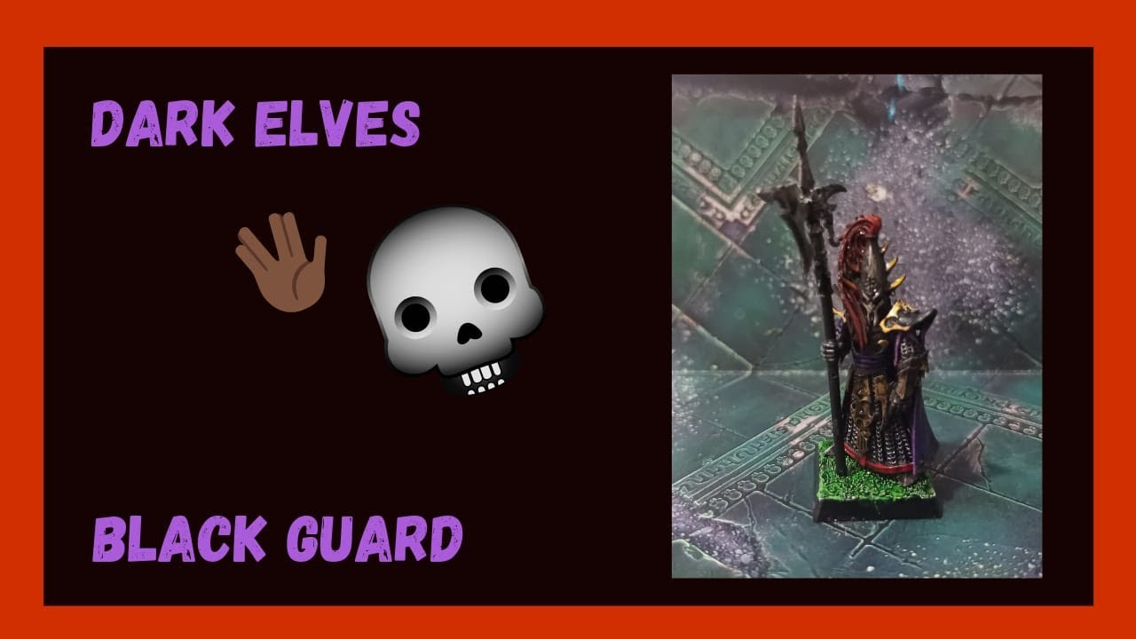 🔱How to paint BLACK GUARD🔱 // Como pintar ejercito DARK ELVES