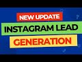 Instagram Lead Generation | How To Run Instagram Ads For Lead Generation | Lead Generation