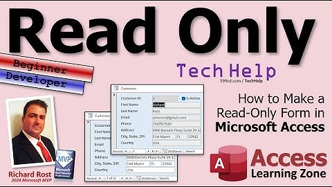 Een alleen-lezenformulier maken in Microsoft Access