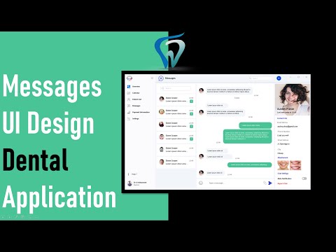 6--messages-c#-ui-design---dental-application-winform-app-guna-framework