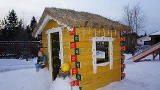 Как сделать детский домик.