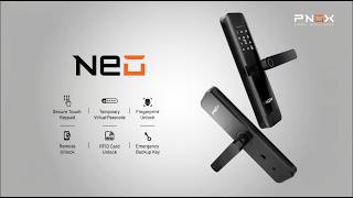 Neo Smart Door Lock | Modern Security | One Touch. Total Control.