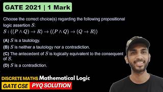GATE CSE 2021 Discrete Maths Choose the correct choices regarding the following propositional