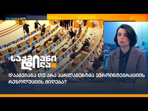დააგვიანა თუ არა პარლამენტმა ევროინტეგრაციის რეზოლუციის მიღება?
