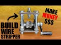 How to Build a Homemade Tool for Copper Wire Stripping - DIY