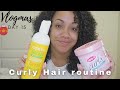 MY CURLY HAIR ROUTINE :VLOGMAS DAY 15