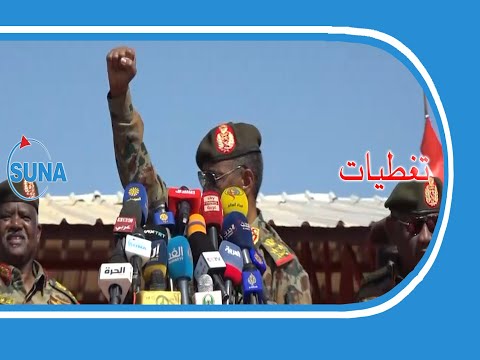 زيارة رئيس مجلس السيادة لقاعدة حطاب العملياتي شمال بحري