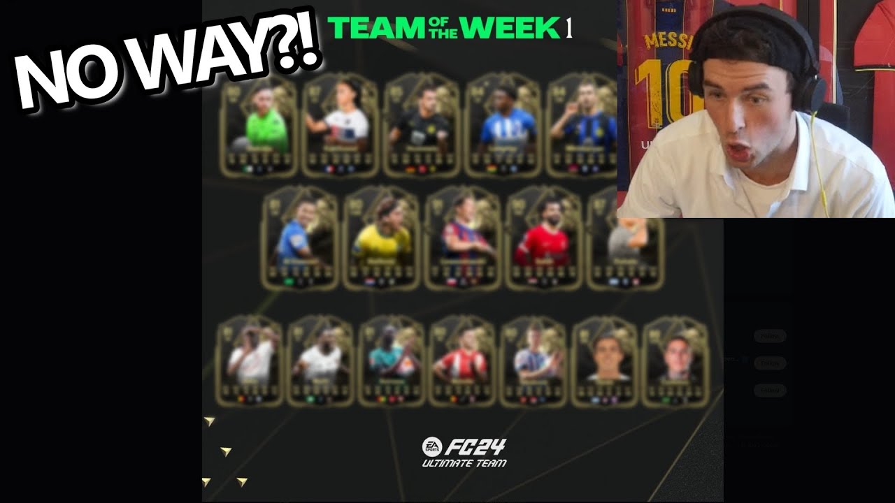 Nick reacts to Team of The Week 1 on EA FC 24
