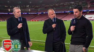 Mikel Arteta Post Match Interview Arsenal Vs Sporting Cp 0-0 1-0