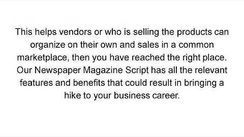 Newspaper Magazine Clone Script - PHP Readymade Script