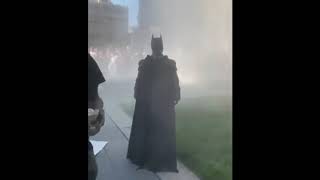 batman appeared in the proteste