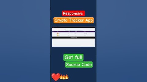 Best Crypto Portfolio Tracker Apps!! (Crypto Trade & Wallet Tracking) #crypto #htmlcss #shorts #web