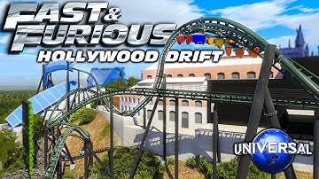 FAST & FURIOUS DRIFTING COASTER - Universal Hollywood 2026 - POV