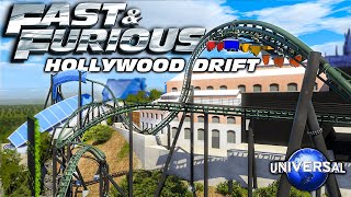 FAST & FURIOUS DRIFTING COASTER - Universal Hollywood 2026 - POV