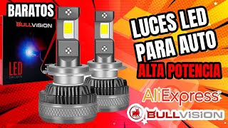 LUCES LED para AUTO de Aliexpress, SON BUENAS? | BullVision 180w 60000 lumens