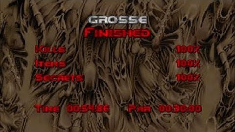 DOOM 2- Map 32: Grosse 100% (Ultra Violence)