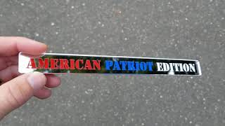 American Patriot Edition Emblems